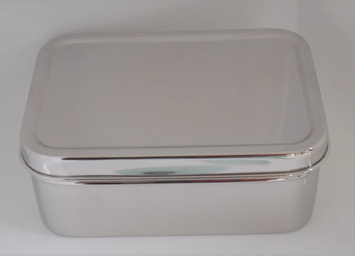 Deep Rectangle Stainless Steel Lunch Box