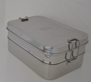 Three in one Giant Stainless Steel Lunch Box